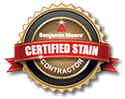 Benjamin Moore Certified Stain Contractor